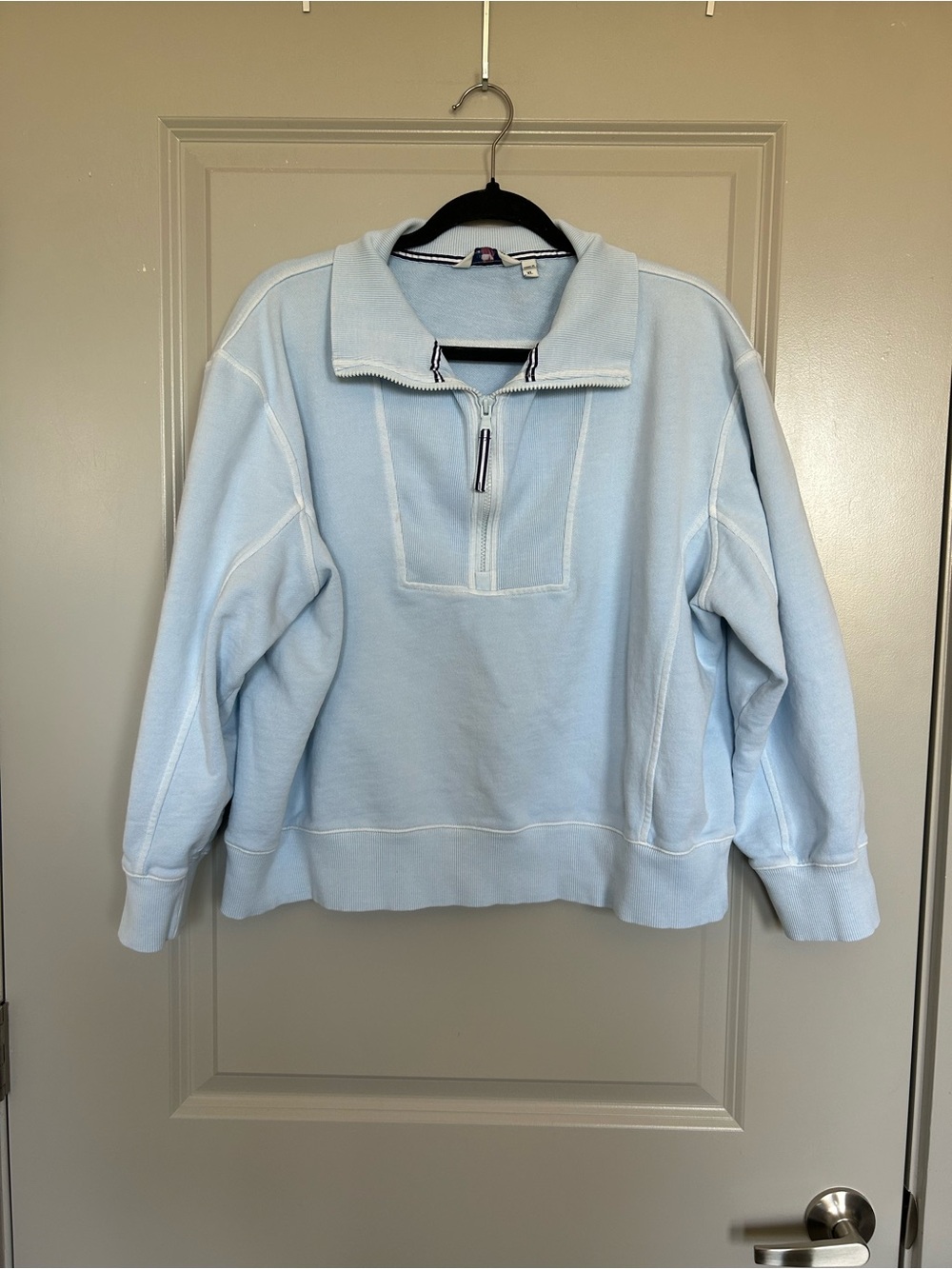 Vineyard Vines Light Blue Half-Zip Sweatshirt
